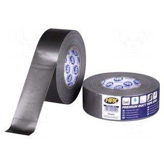 Tape: duct | W: 48mm | L: 50m | Thk: 0.2mm | silver | natural rubber | 12%