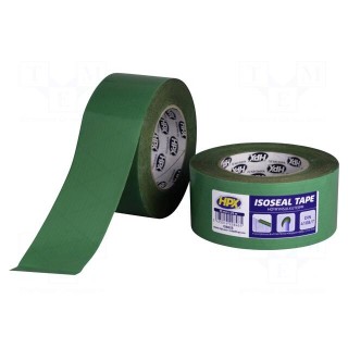 Tape: sealing | W: 60mm | L: 25m | Thk: 250um | green | acrylic | max.100°C