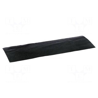Electrically conductive rubber | black | W: 50mm | L: 150mm