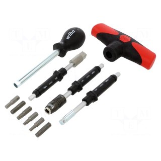Kit: screwdriver | torque | Kind of handle: T | 5÷14Nm | 11pcs.