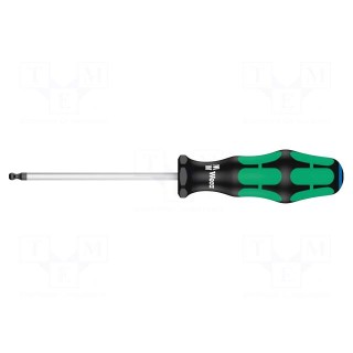 Screwdriver | hex key,spherical | HEX 4mm | Blade length: 100mm