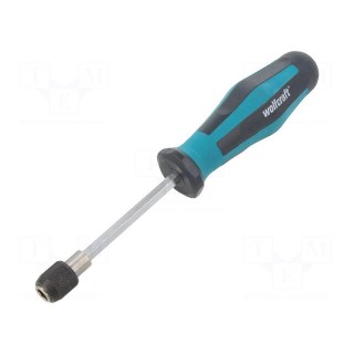Screwdriver handle | 197mm | for hex bits 1/4"