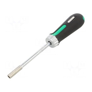 Screwdriver handle | with ratchet | Mounting: 1/4"