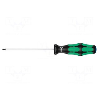 Screwdriver | hex key,spherical | HEX 2,5mm | Blade length: 100mm