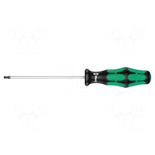 Screwdriver | hex key,spherical | HEX 3mm | Blade length: 100mm