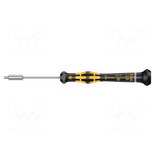 Screwdriver | hex socket | precision | ESD | Blade length: 60mm