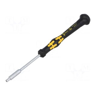 Screwdriver | hex socket | precision | ESD | Blade length: 60mm