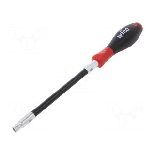 Screwdriver | hex socket | with flexible shaft | Overall len: 268mm