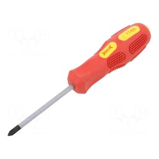 Screwdriver | Phillips | for impact | PH1 | Blade length: 75mm