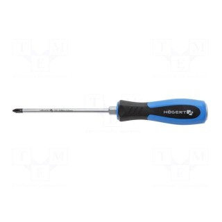 Screwdriver | Phillips | for impact | PH2 | 125mm