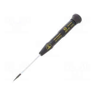 Screwdriver | slot | precision | SL 0,8mm | ESD | Series: PRECISION