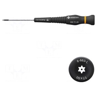 Screwdriver | Torx® with protection | precision | T7H | ESD