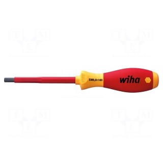 Screwdriver | insulated | hex key | HEX 4mm | Blade length: 75mm