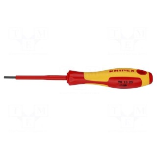 Screwdriver | insulated | hex key | HEX 2,5mm | Blade length: 75mm