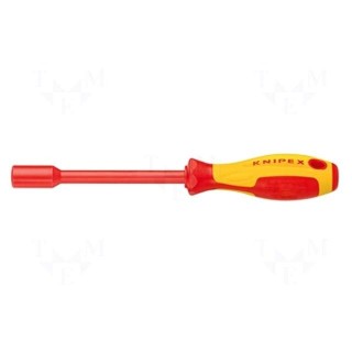Screwdriver | insulated | 6-angles socket | HEX 11mm | 1kVAC | VDE