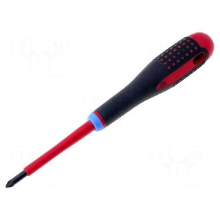 Screwdriver | insulated | Pozidriv® | PZ1 | Blade length: 80mm | 1kVAC