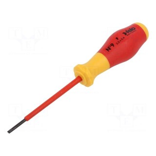 Screwdriver | insulated | slot | 2,5x0,4mm