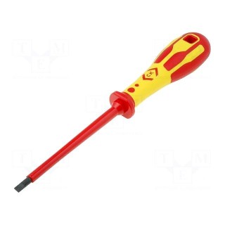 Screwdriver | insulated | slot | 5,5x1,0mm | Blade length: 125mm