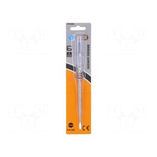 Voltage tester | insulated | 190mm | 100÷250VAC