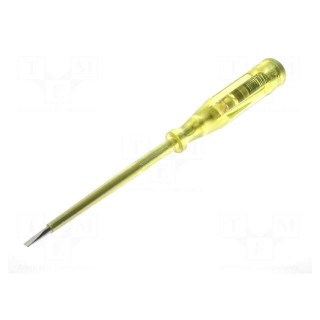 Voltage tester | insulated | slot | 4,0x0,6mm | Blade length: 100mm