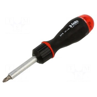 Kit: screwdriver | with ratchet | Kit: screwdriver bits