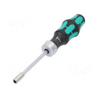 Kit: screwdrivers | 6pcs | with ratchet | Phillips,square,slot | 25mm