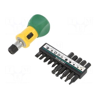 Kit: screwdrivers | Phillips,Allen hex key,slot | 95mm