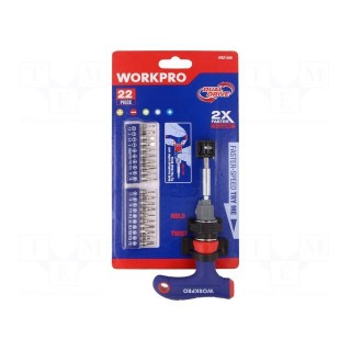 Kit: screwdrivers | hex key,Phillips,slot,Torx®