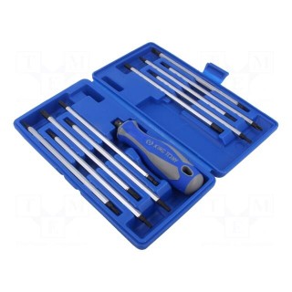 Kit: screwdrivers | hex key,Torx® | 11pcs.