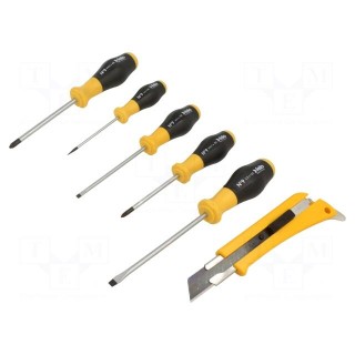 Kit: screwdrivers | Kit: knife,screwdrivers | 5pcs.