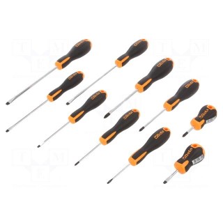 Kit: screwdrivers | Phillips,slot | EVOX | 10pcs.