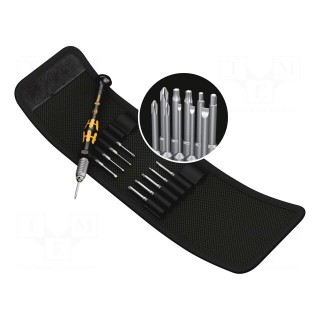 Kit: screwdrivers | hex key,Phillips,slot,Torx® | 120mm | ESD | case