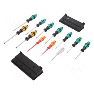 Kit: screwdrivers | Phillips,Pozidriv®,slot | Kraftform XXL