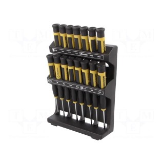 Kit: screwdrivers | precision | hex key,Phillips,slot,Torx®