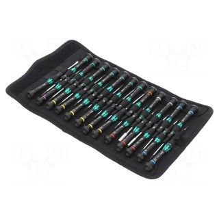 Kit: screwdrivers | precision | Kraftform Micro | case | 25pcs.