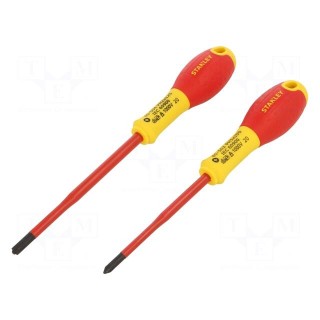 Kit: screwdrivers | insulated | 1kVAC | PlusMinus cross PH-type