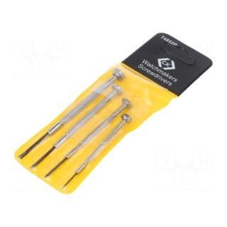 Kit: screwdrivers | precision | slot | Size: SL 1,SL 1,6,SL 2,SL 2,4