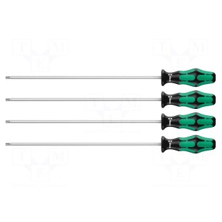 Kit: screwdrivers | Pcs: 4 | Torx® | with holding function