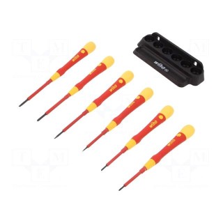 Kit: screwdrivers | insulated,precision | 1kVAC | Phillips,slot