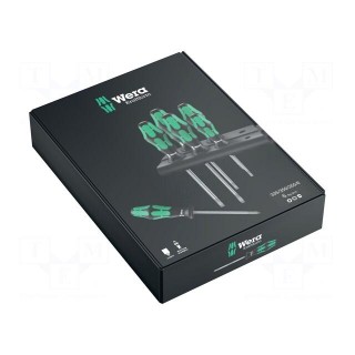 Kit: screwdrivers | Phillips,Pozidriv®,slot | Kraftform Lasertip