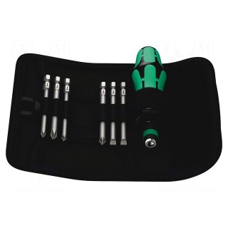Kit: screwdrivers | Phillips,Pozidriv®,slot | case | 6pcs.