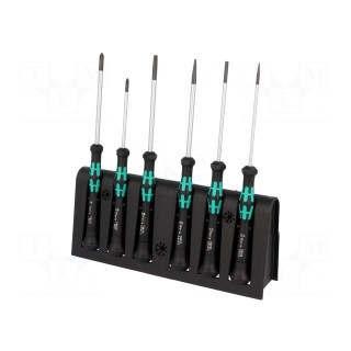 Kit: screwdrivers | Phillips,slot | Kit: stand,screwdrivers | 6pcs.