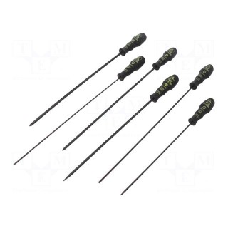 Kit: screwdrivers | Pcs: 6 | Phillips,Torx®,slot | ESD