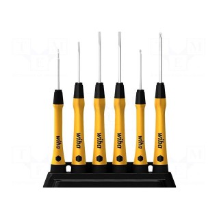 Kit: screwdrivers | precision | Phillips,slot | ESD | PicoFinish® ESD