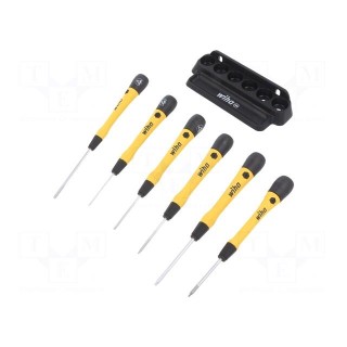 Kit: screwdrivers | precision | Torx® | ESD | PicoFinish® ESD | 6pcs.