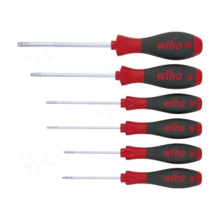 Kit: screwdrivers | Torx® with protection | SoftFinish® | 6pcs.