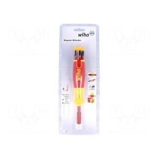 Kit: screwdrivers | insulated | 1kVAC | Kind of holder: 6mm | blister