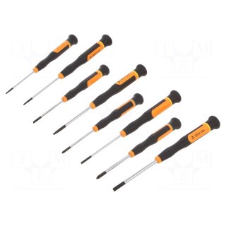 Kit: screwdrivers | precision | Phillips,slot | 8pcs.