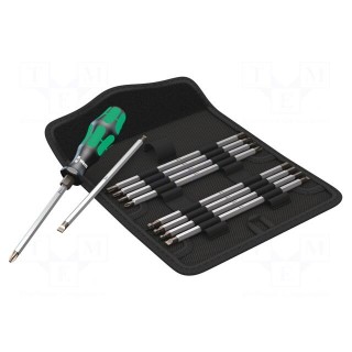 Kit: screwdrivers | Phillips,Pozidriv®,Torx® | case | 11pcs.