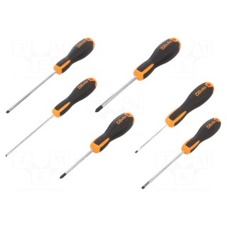 Kit: screwdrivers | Phillips,slot | EVOX | 6pcs.